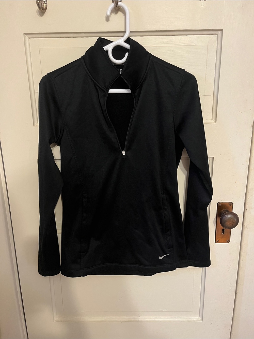 Nike Golf Tour Performance Black Half-Zip Training Top
